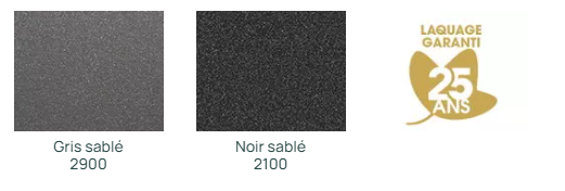 teintes sablées de porte d'entrée en aluminium