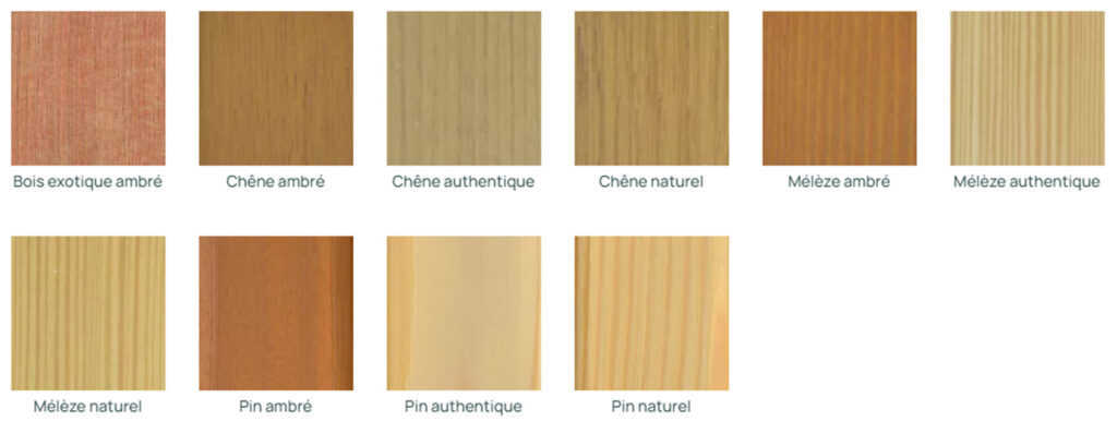 essences des fenêtres en bois