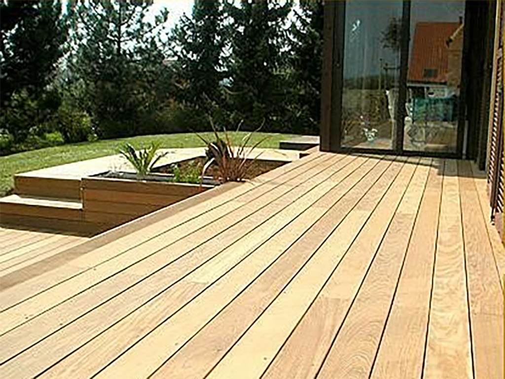 terrasse en bois en garapa